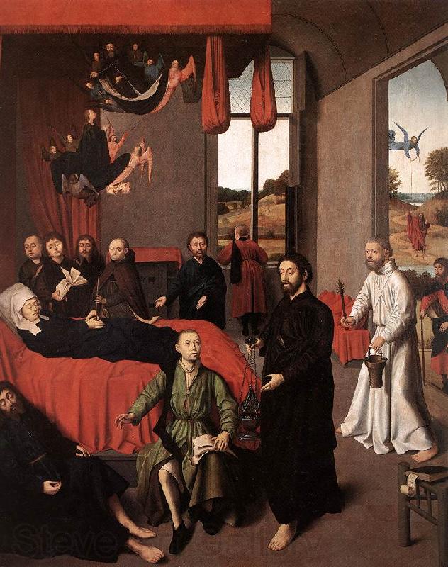 CHRISTUS, Petrus Death of the Virgin kh Norge oil painting art